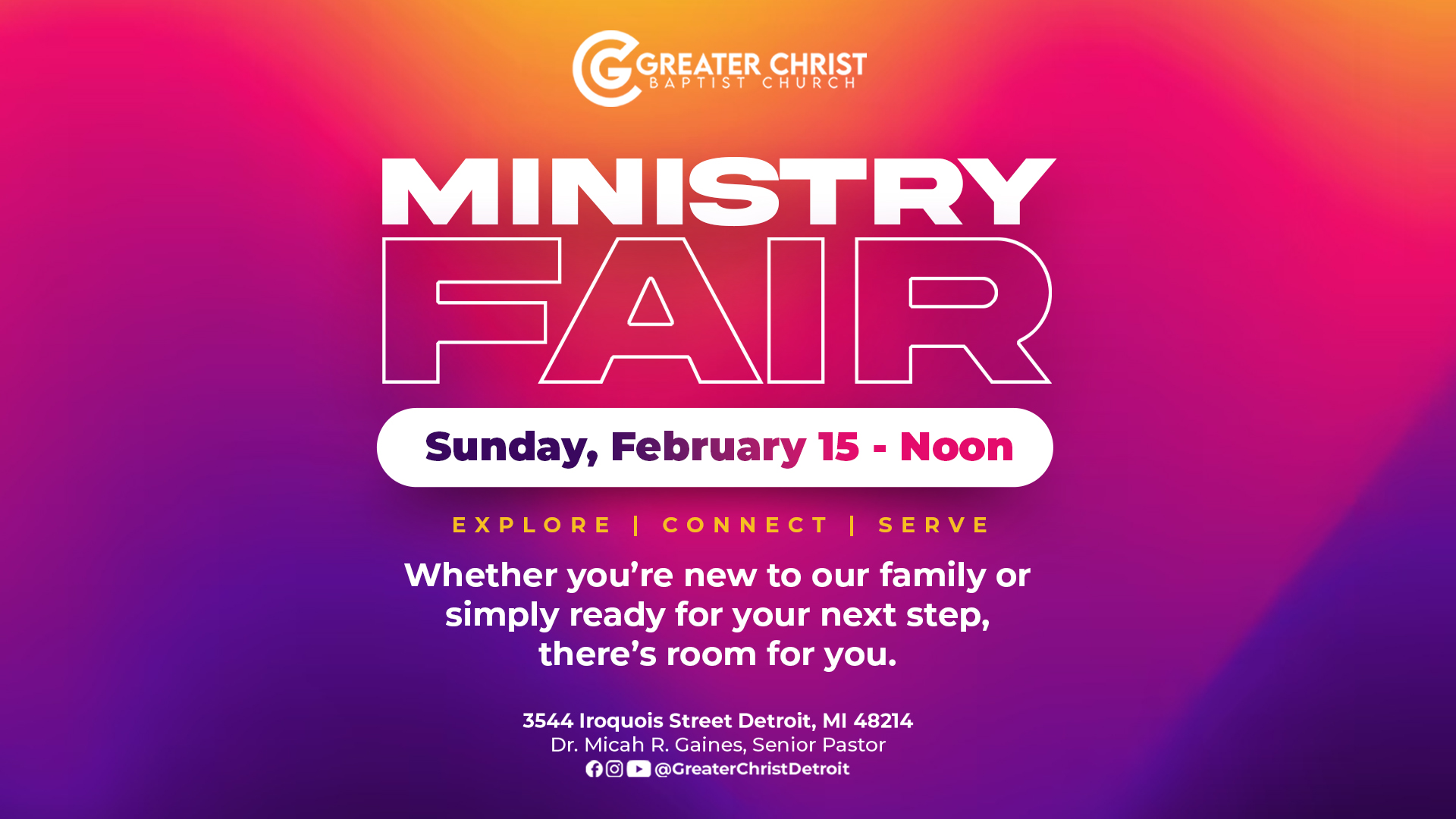Ministry Fair